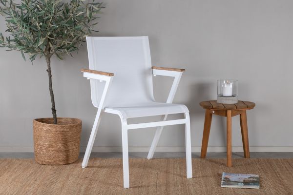 Imagine Mexico Chair 6-pack - White/Teak