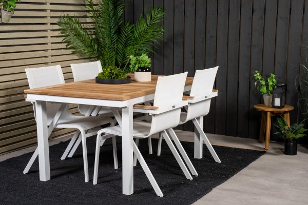 Imagine Mexico Chair 6-pack - White/Teak