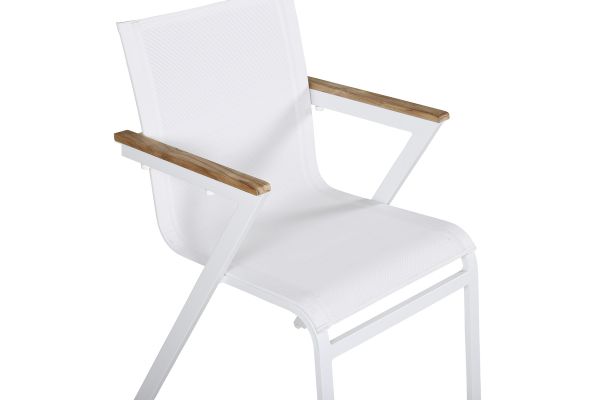 Imagine Mexico Chair 6-pack - White/Teak