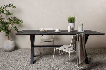 Imagine Rives Dining Table 200*100cm - Black Acacia