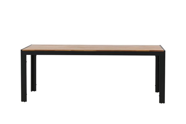 Imagine Bois Dining table 205*90cm - Black Legs / Acacia