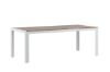 Imagine Bois Dining table 200*100cm - White Alu / Acacia