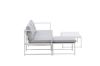 Imagine Salvador sofa set - White Alu / Grey Cushions. 2 corners+ 1 middlepart + 1 ottom