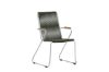 Imagine Bois Diningchair 2-pack Steel - Silver / Green Rope