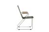 Imagine Bois Diningchair 2-pack Steel - Silver / Green Rope