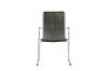 Imagine Bois Diningchair 2-pack Steel - Silver / Green Rope