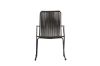 Imagine Bois Diningchair 2-pack Steel - Black / Dark Grey Rope