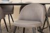 Imagine Petra Dining Table - Black / Black Veneer+Velvet Stitches Chair - Black / Grey Micro Fibre_6