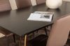 Imagine Petra Dining Table , Distressed Copper Black Veneer+Windu Lyx Chair , Black Brown Micro Fibre_6