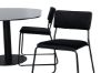 Imagine Pillan Oval Dining Table , Black Black Glass Marble+Kenth Chair , Black Black Velvet_4