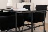 Imagine Leif Dining Table - Black / Black smoked smoked Glass+Petra Chair - Black / Black Velvet_4