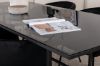 Imagine Leif Dining Table - Black / Black smoked smoked Glass+Berit Chair - Black / Black Velvet_4