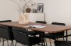 Imagine Uno Dining Table - Black / Walnut Veneer+Tvist Chair - Black / Black PU_6