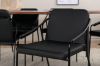 Imagine Uno Dining Table - Black / Walnut Veneer+Tvist Chair - Black / Black PU_6