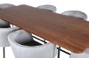 Imagine Uno Dining Table - Black / Walnut Veneer+Berit Chair - Black / Light Grey Velvet_6