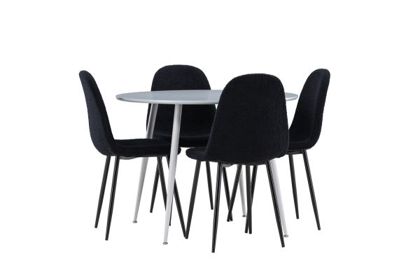 Imagine Plaza Dining Table with Polar Dining Chair