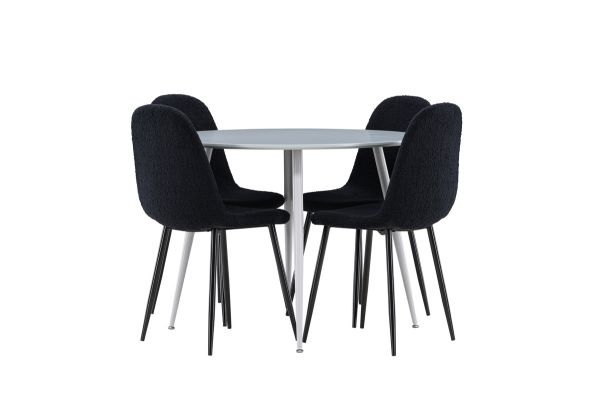 Imagine Plaza Dining Table with Polar Dining Chair