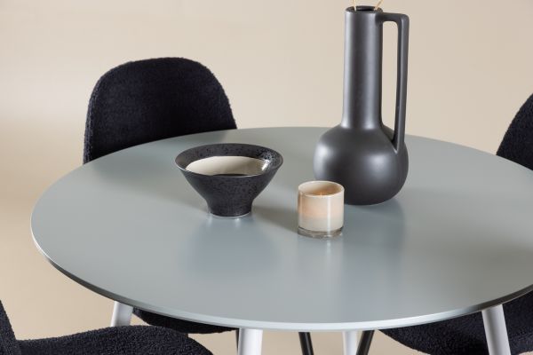 Imagine Plaza Dining Table with Polar Dining Chair