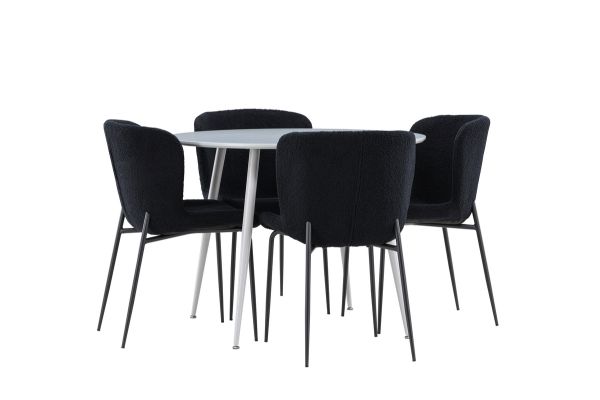 Imagine Plaza Dining Table with Modesto Dining Chair