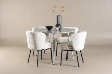 Imagine Plaza Dining Table with Agnes Dining Chair