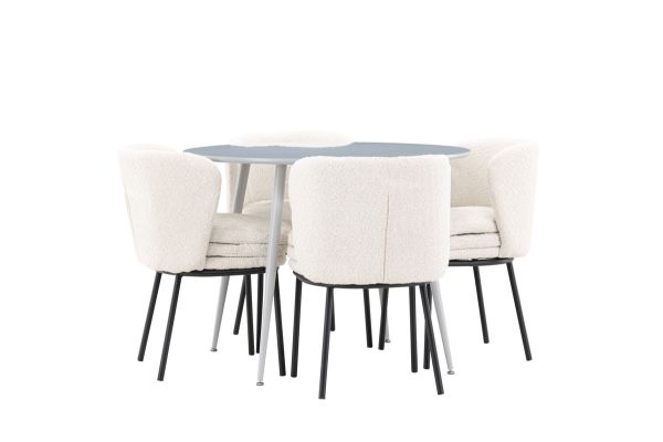 Imagine Plaza Dining Table with Agnes Dining Chair