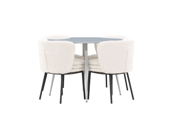 Imagine Plaza Dining Table with Agnes Dining Chair