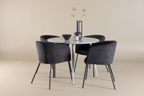 Imagine Plaza Dining Table with Berit Dining Chair