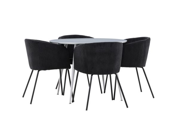 Imagine Plaza Dining Table with Berit Dining Chair