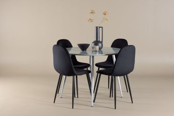 Imagine Plaza Dining Table with Polar Dining Chair