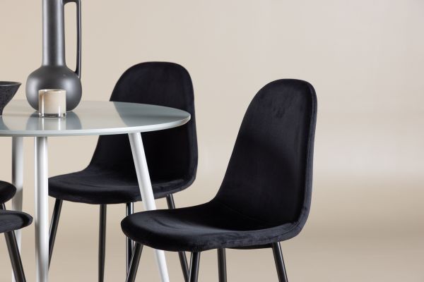 Imagine Plaza Dining Table with Polar Dining Chair