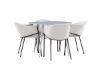 Imagine Plaza Dining Table with Evelina Dining Chair