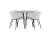 Imagine Plaza Dining Table with Evelina Dining Chair