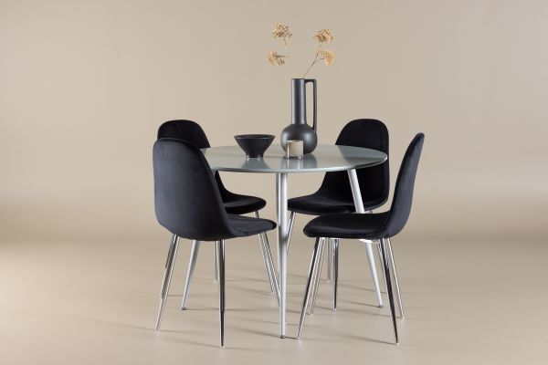 Imagine Plaza Dining Table with Polar Dining Chair