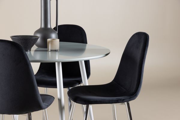 Imagine Plaza Dining Table with Polar Dining Chair