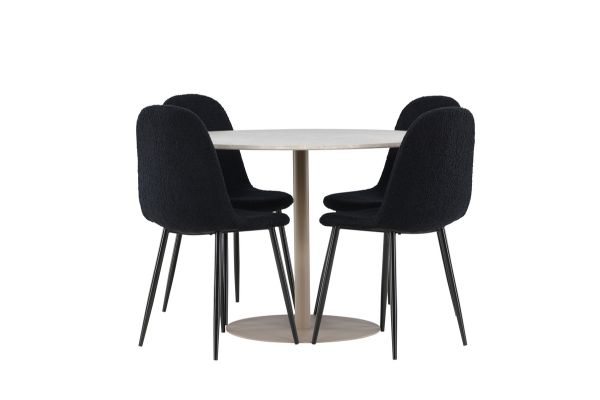 Imagine Lycke Dining Table with Polar Dining Chair