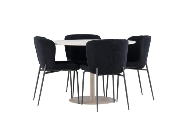 Imagine Lycke Dining Table with Modesto Dining Chair