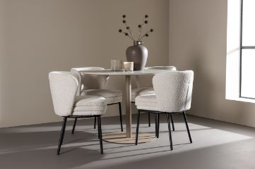 Imagine Lycke Dining Table with Agnes Dining Chair