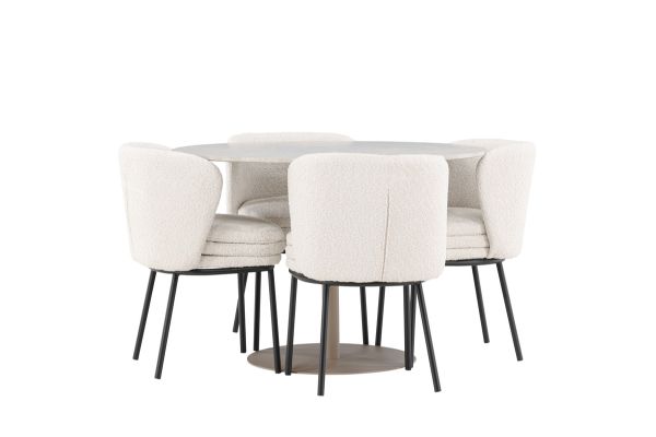 Imagine Lycke Dining Table with Agnes Dining Chair