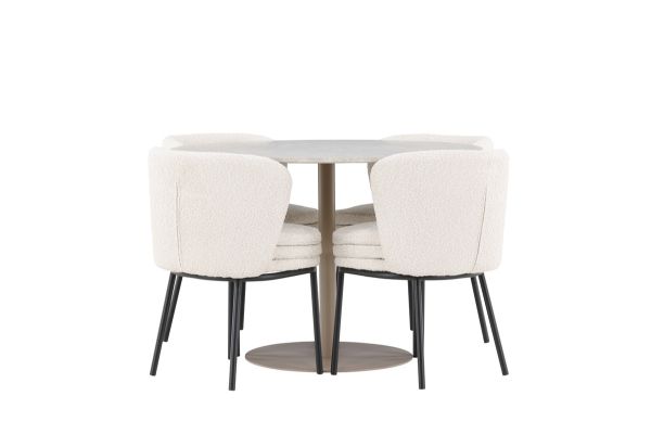 Imagine Lycke Dining Table with Agnes Dining Chair