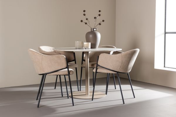 Imagine Lycke Dining Table with Evelina Dining Chair