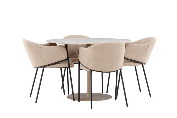 Imagine Lycke Dining Table with Evelina Dining Chair