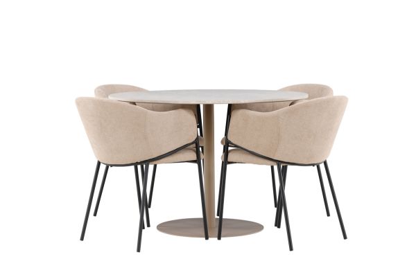 Imagine Lycke Dining Table with Evelina Dining Chair