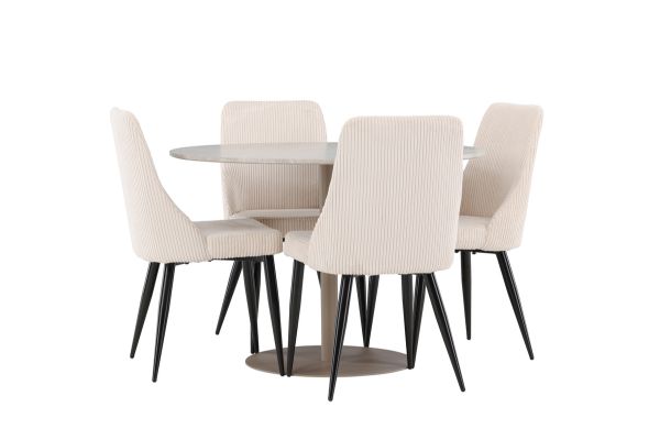 Imagine Lycke Dining Table with Leone Dining Chair