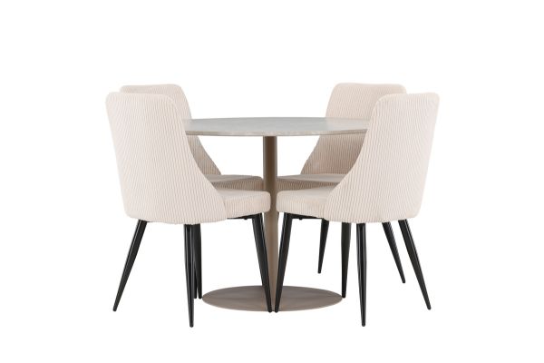 Imagine Lycke Dining Table with Leone Dining Chair