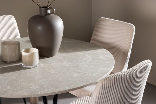 Imagine Lycke Dining Table with Leone Dining Chair