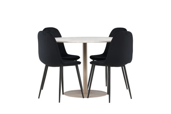 Imagine Lycke Dining Table with Polar Dining Chair