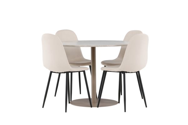 Imagine Lycke Dining Table with Polar Dining Chair