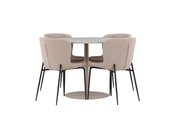 Imagine Lycke Dining Table with Modesto Dining Chair