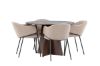 Imagine Bootcut Dining Table with Evelina Dining Chair