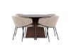 Imagine Bootcut Dining Table with Evelina Dining Chair